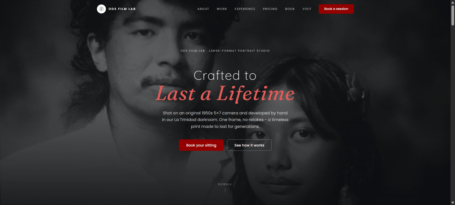 ODS Film Lab website preview